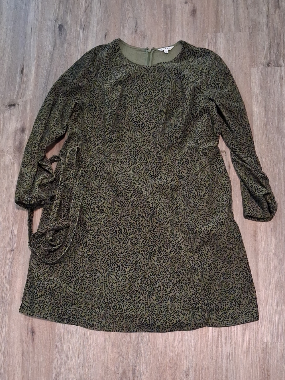 16/18 Boden Cordaroy Dress Green Black